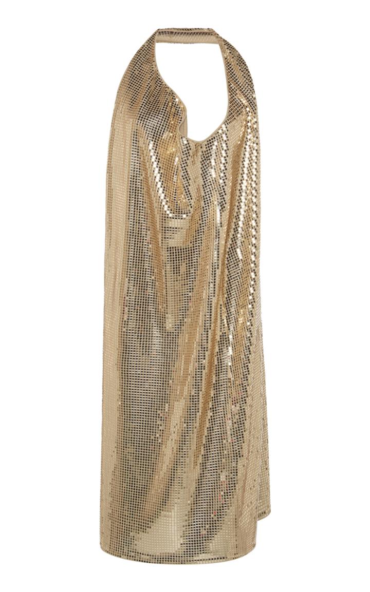 Bottega Veneta Sequined Halterneck Dress