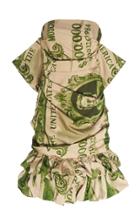 Moschino Ruched Printed Knee-length Dress