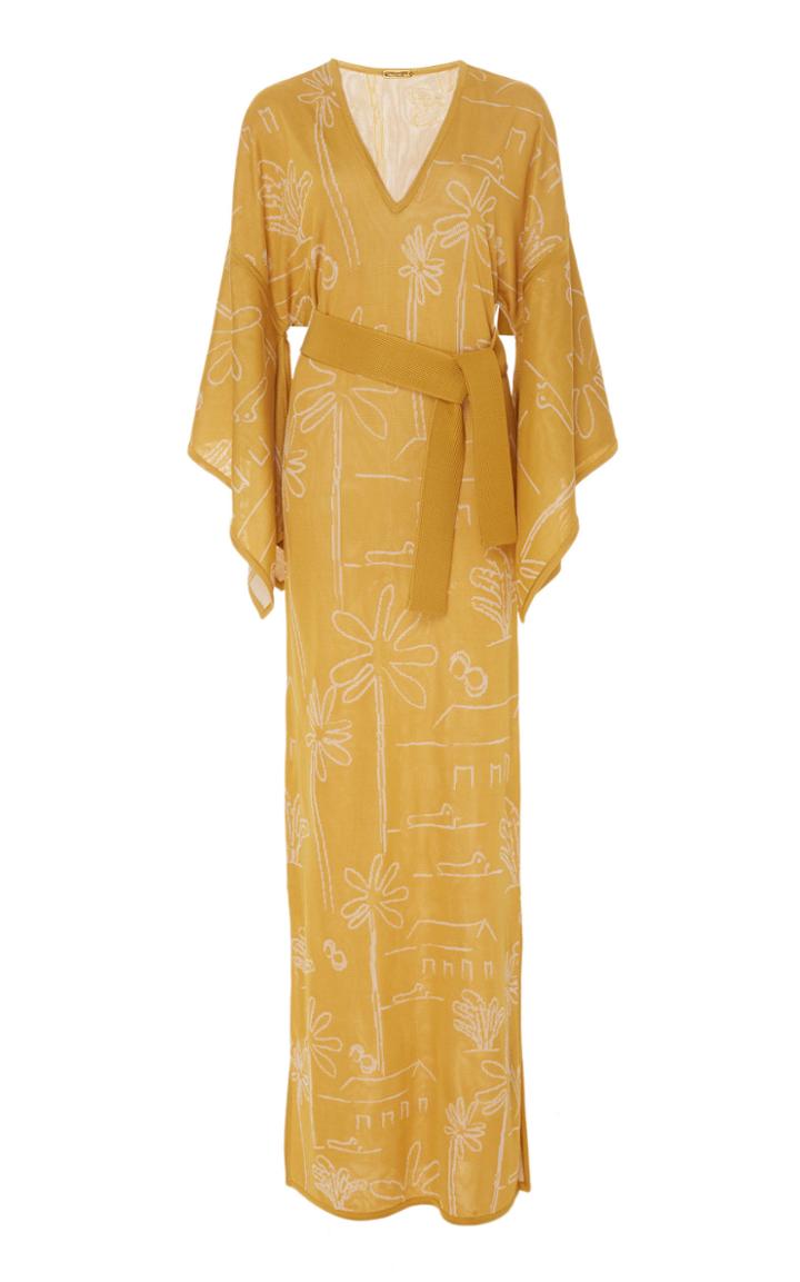 Pepa Pombo Monterrey Reversible Printed Maxi Dress