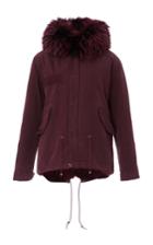 Mr & Mrs Italy Coyote Lined Mini Parka