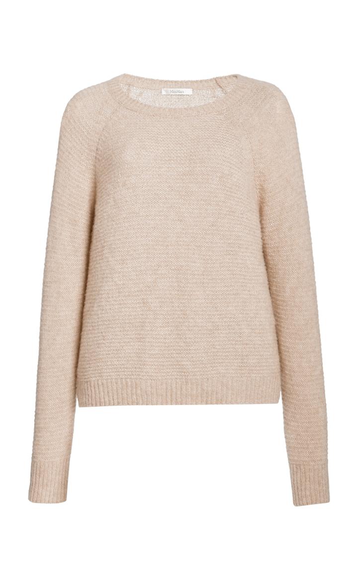 Max Mara Satrapo Cashmere-silk Knitted Top