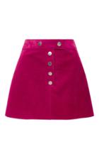 Courrges Fushia Suede Mini Skirt