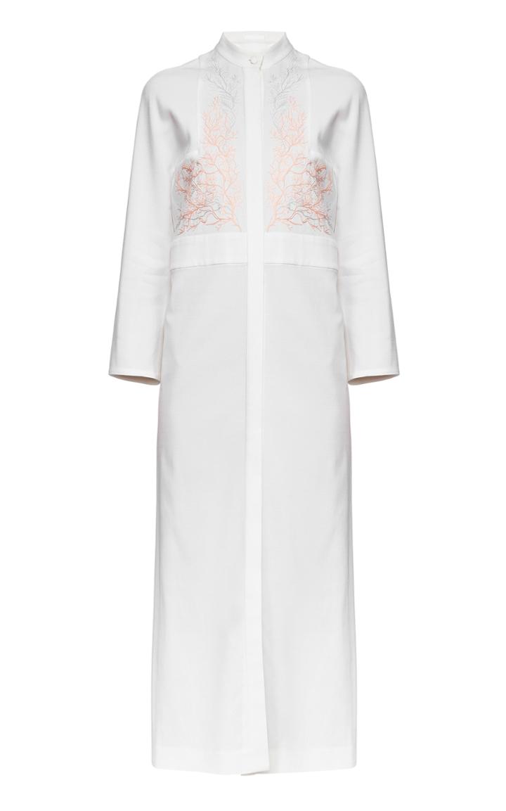 Lake Studio Coral Embroidered Dress