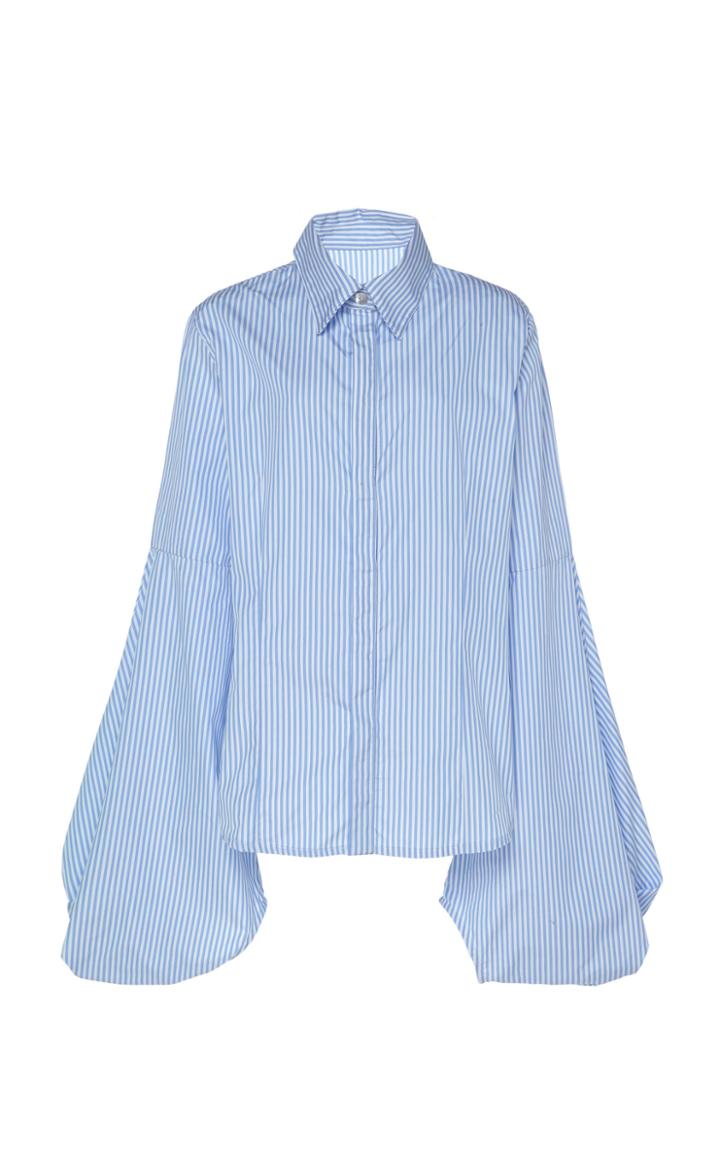 Moda Operandi Tuinch Striped Cotton Button-front Shirt Size: S