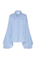 Moda Operandi Tuinch Striped Cotton Button-front Shirt Size: S