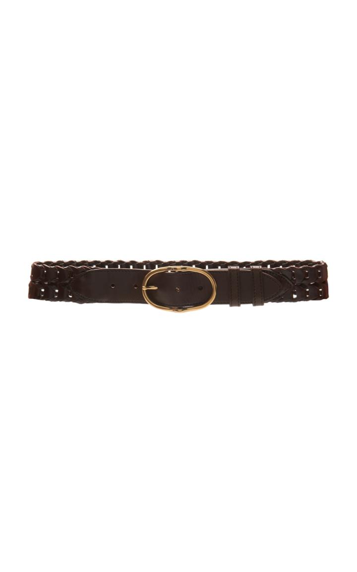 Miu Miu Woven Leather Belt
