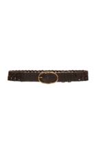 Miu Miu Woven Leather Belt