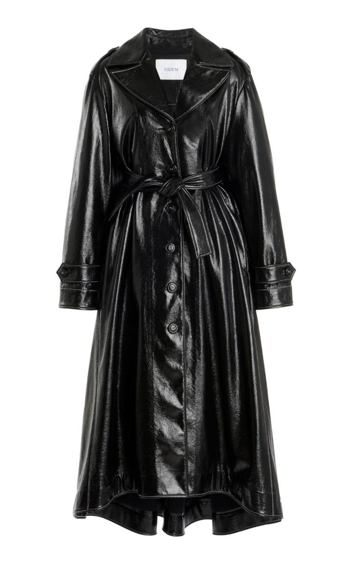 Moda Operandi Erdem Vernon A-line Cotton-blend Trench Coat