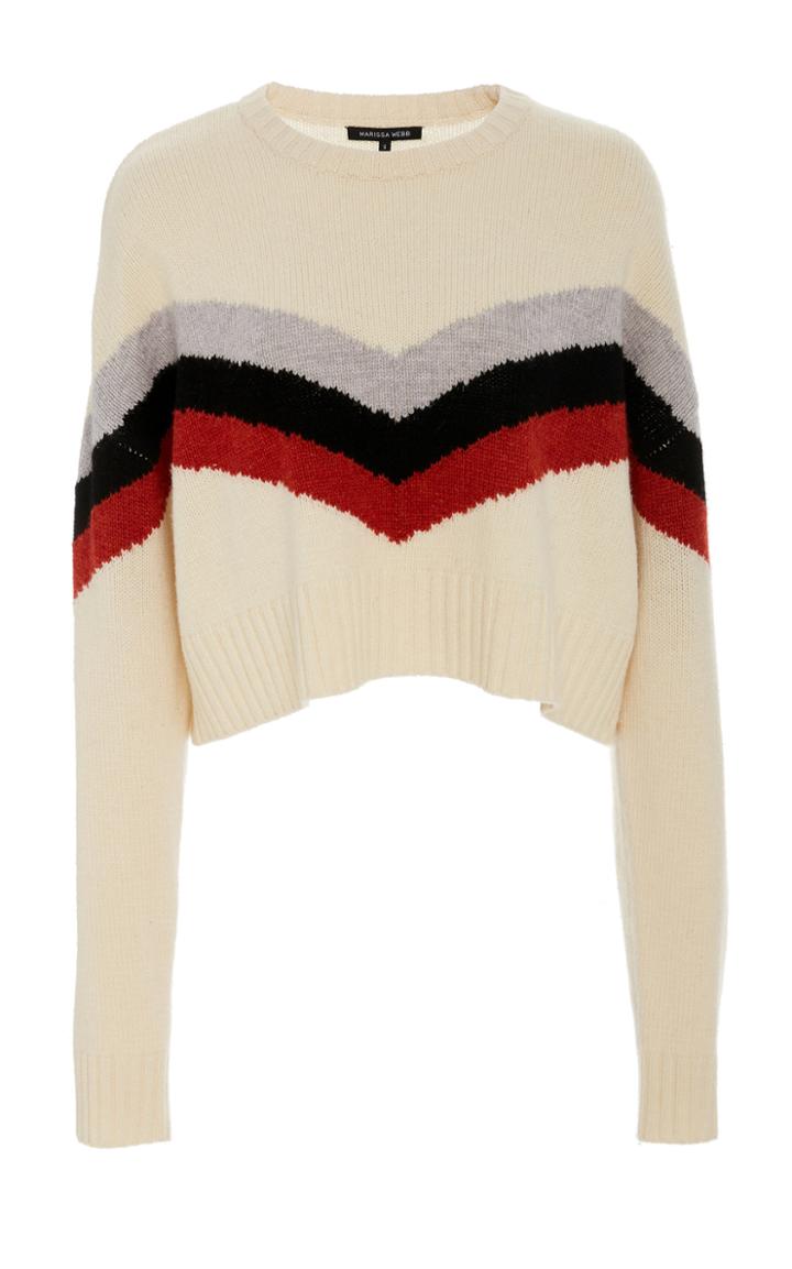 Marissa Webb Lukas Striped Wool-blend Ski Sweater