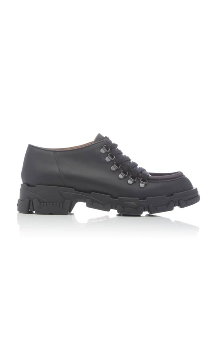 Lanvin Matte-leather Derby Shoes