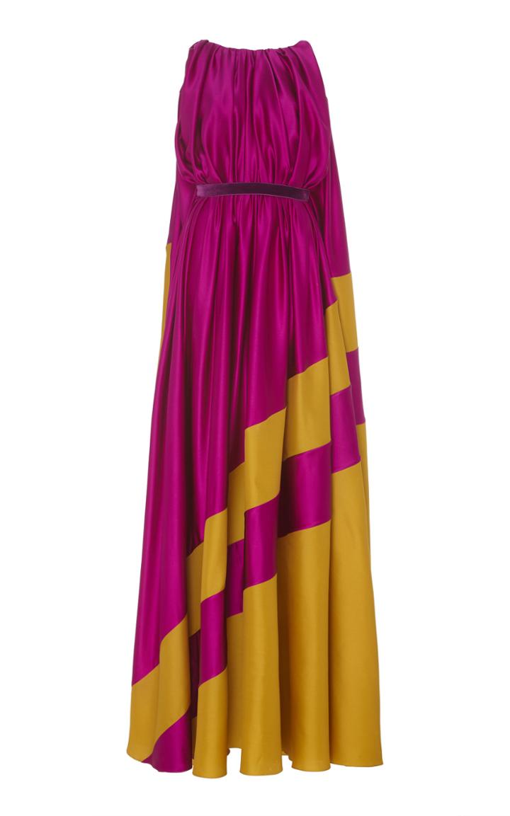 Roksanda Maluka Cape Silk Gown