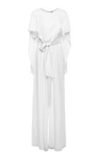 Sally Lapointe Jacquard Cape Jumpsuit
