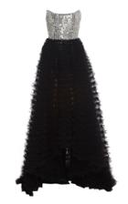 Ralph & Russo Strapless Embellished Gown