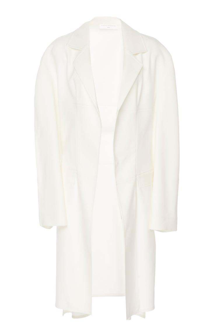 Victoria Beckham Paneled Cotton-blend Car Coat