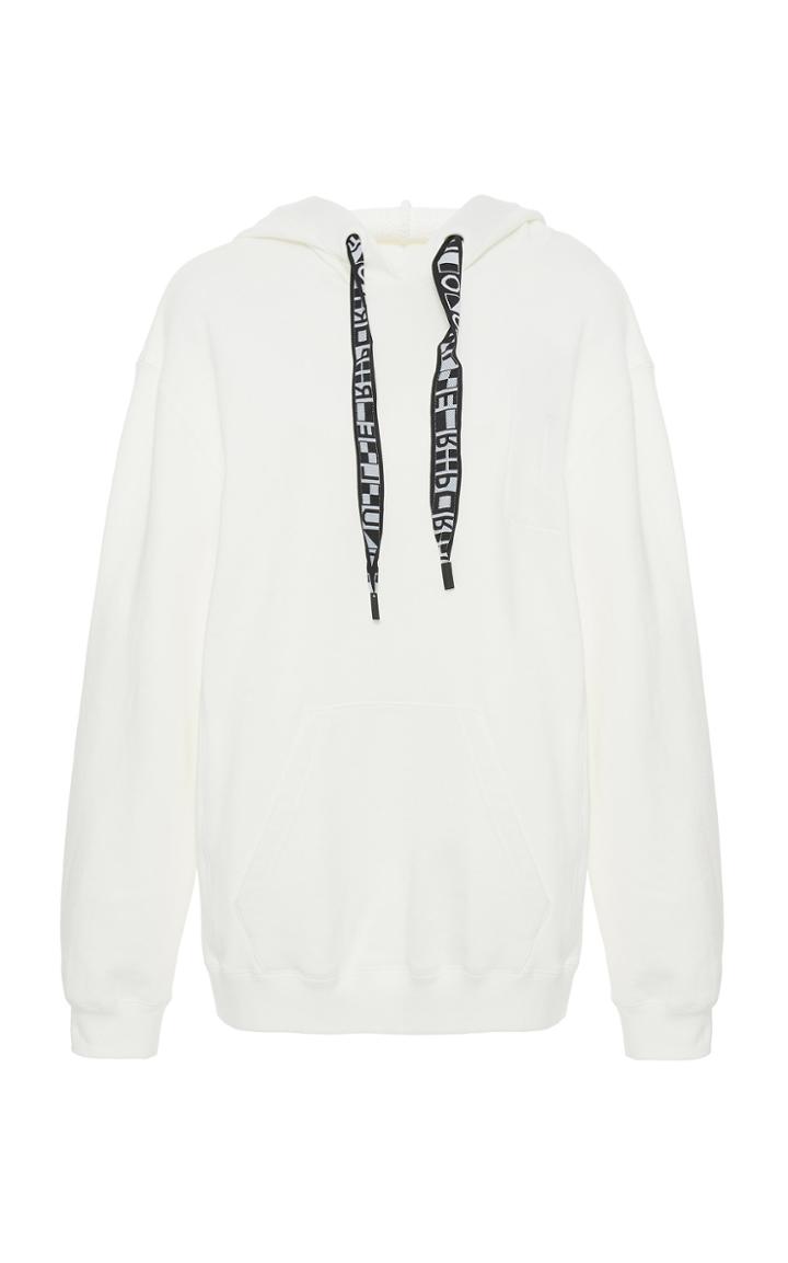 Proenza Schouler White Label Cotton-jersey Hooded Sweatshirt