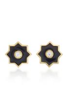Amrapali 18k Gold And Diamond Star Earrings