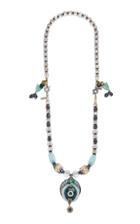 Montageart Murano Glass And Crystal Necklace