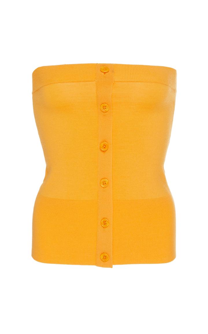 Sies Marjan Naila Strapless Wool Top