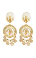 Moda Operandi Raisa Vanessa Sea Shell Statement Earrings