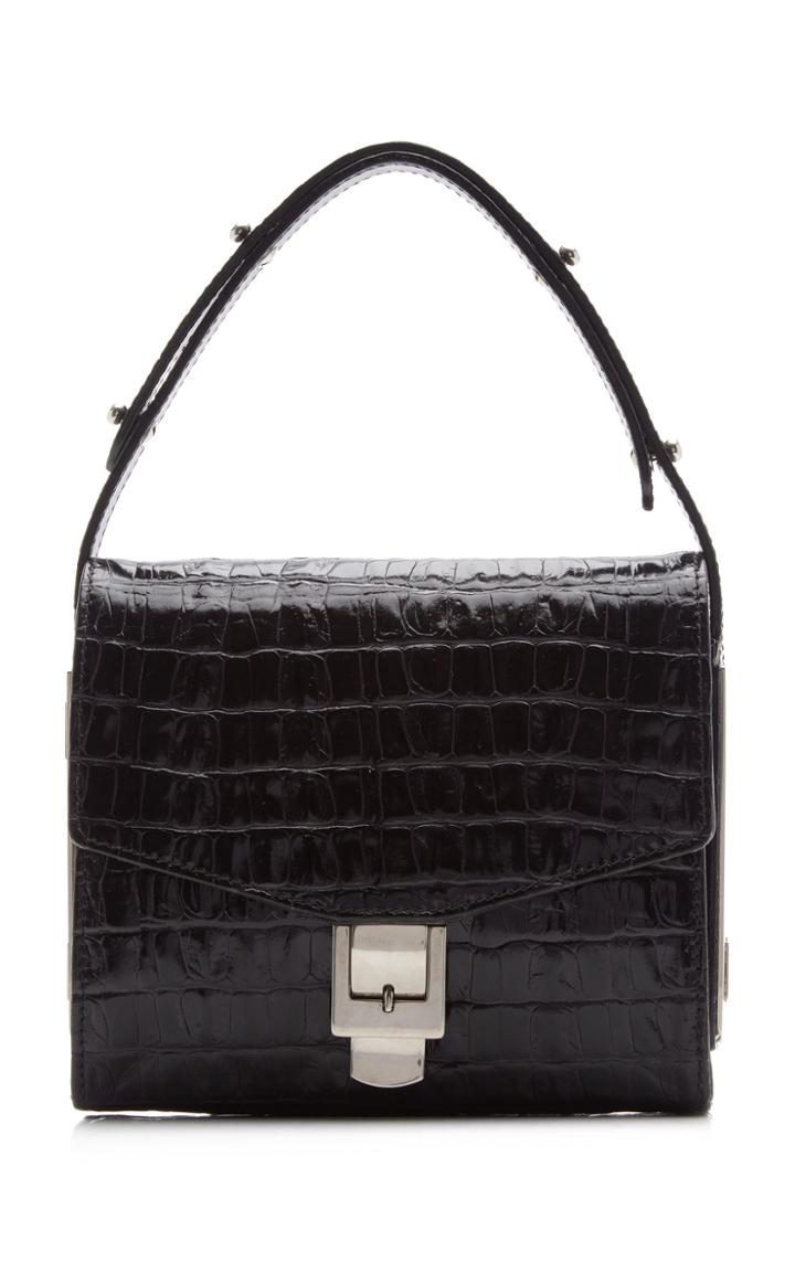 Moda Operandi Marc Jacobs Memo Croc-effect Leather Top Handle Bag
