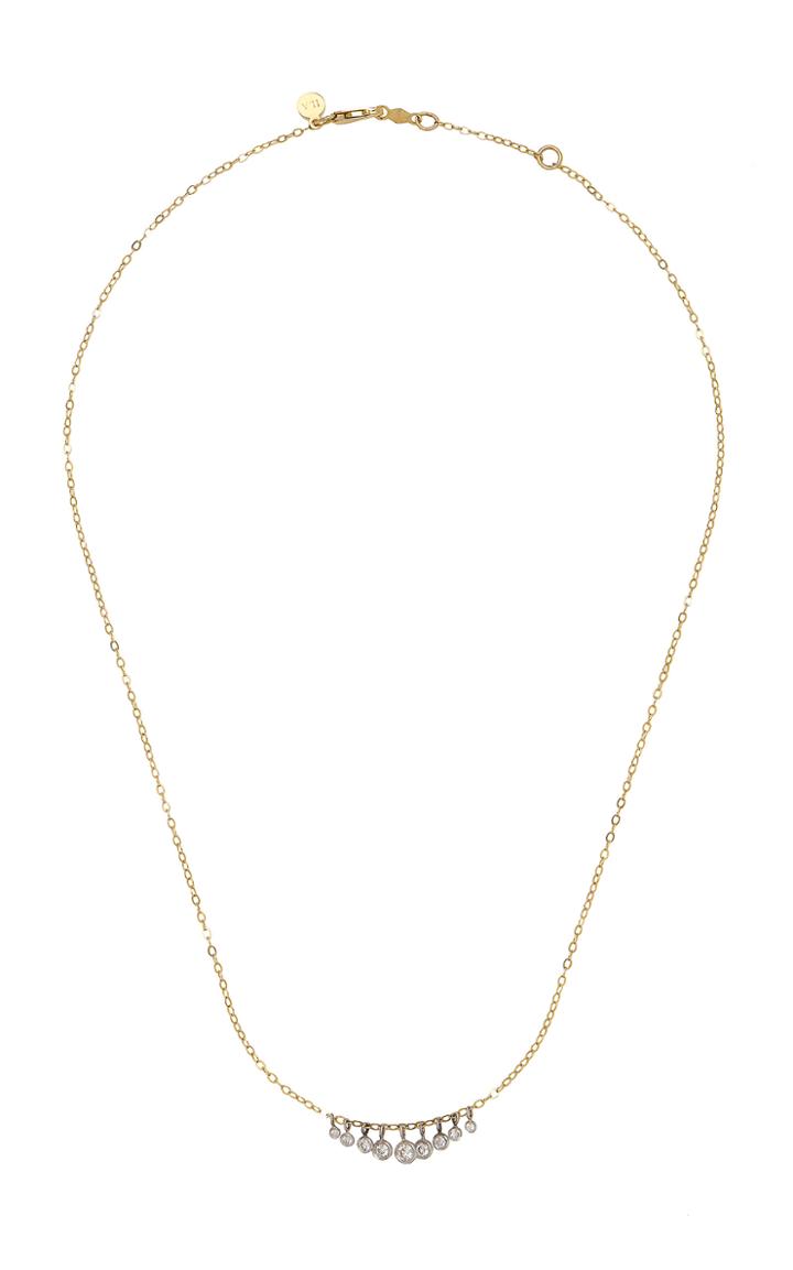 Ila Leo 14k Gold Diamond Necklace