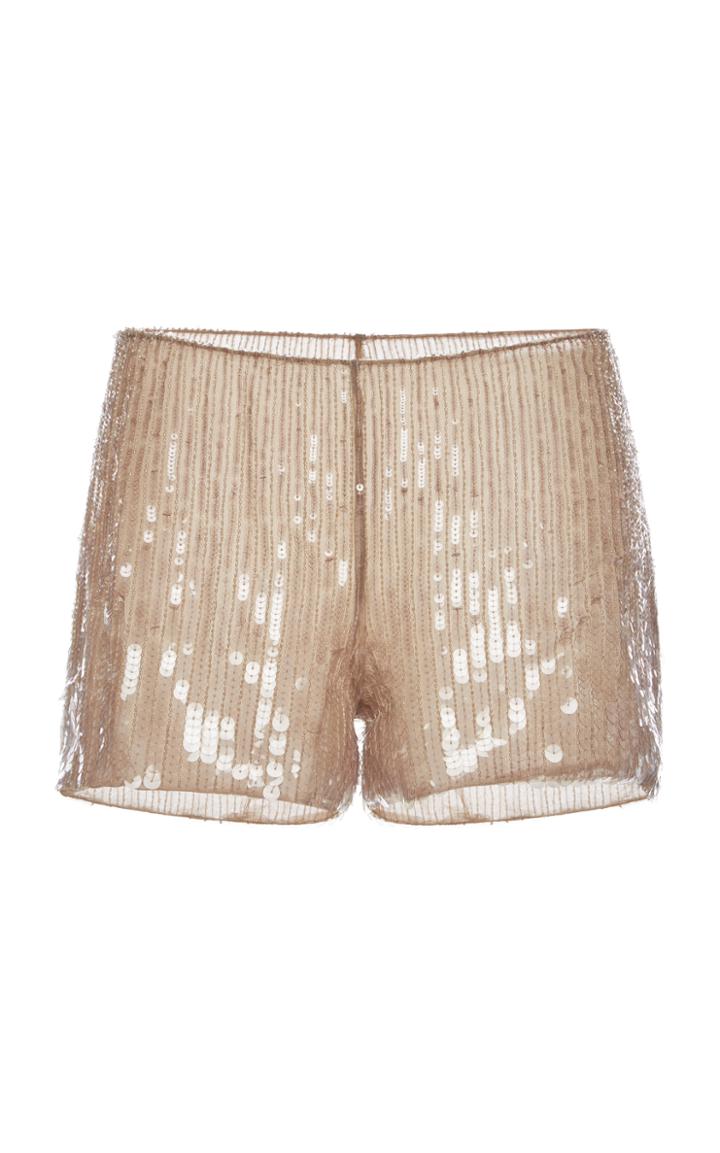 Alberta Ferretti Sequin Mini Short