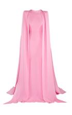 Alex Perry Collins Cape-effect Crepe Gown