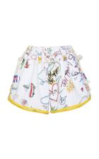 Mira Mikati Graffiti Printed Shorts