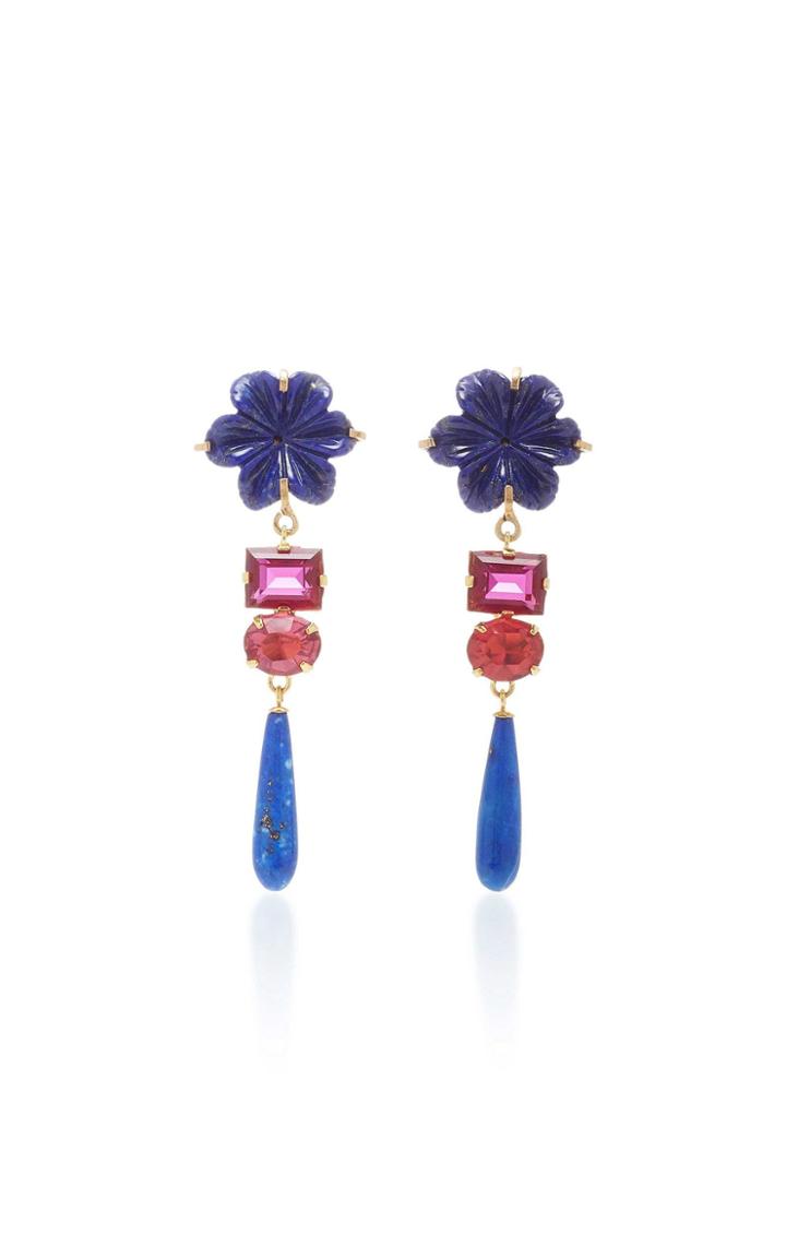 Lizzie Fortunato Baroque Flower Earrings