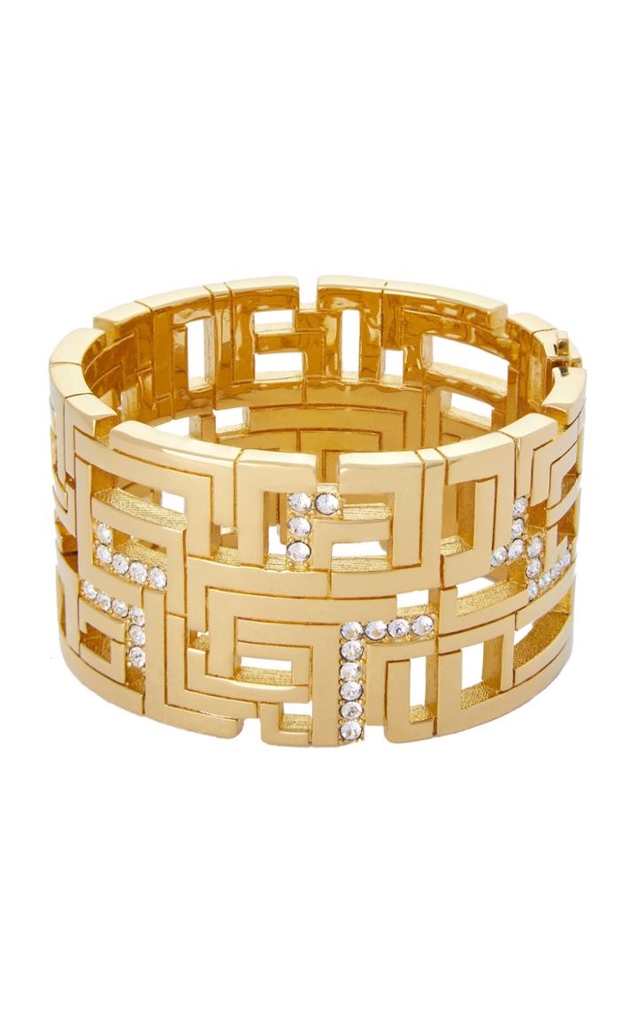 Moda Operandi Leda Madera Goldie Gold-plated Crystal Cuff