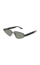 Balenciaga Square-frame Metal Sunglasses