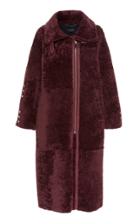 Nour Hammour Roxanne Wool-cashmere & Shearling Coat