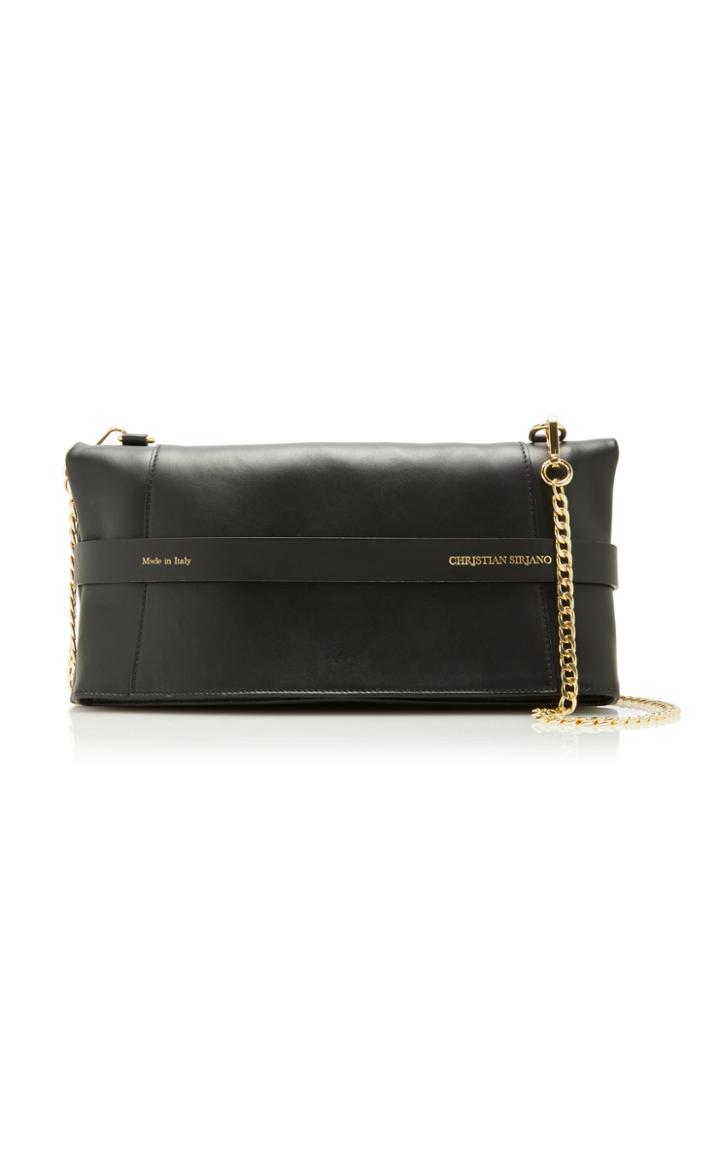 Moda Operandi Christian Siriano Crossbody Leather Clutch