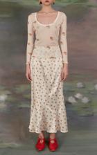 Moda Operandi Yuhan Wang Rose-printed Jersey Top
