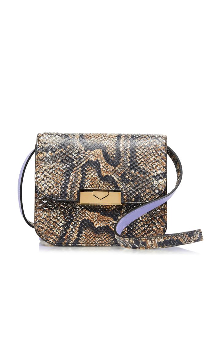 Victoria Beckham Eva Python Shoulder Bag