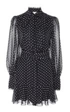 Alexis Ivette Ruffled Dot Mini Dress