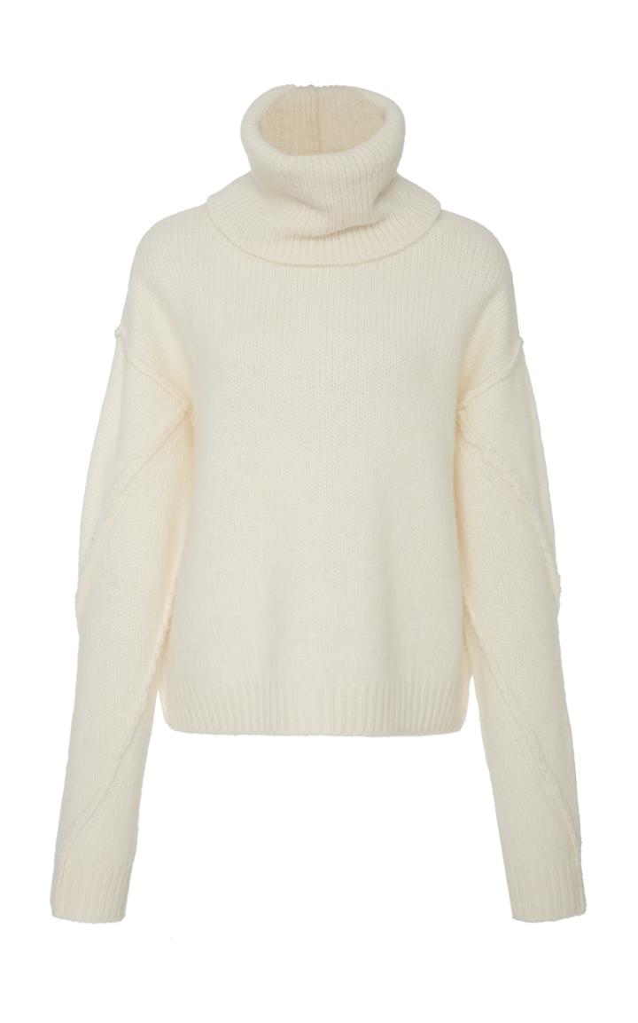 Tory Burch Eva Exaggerated Turtleneck Sweater