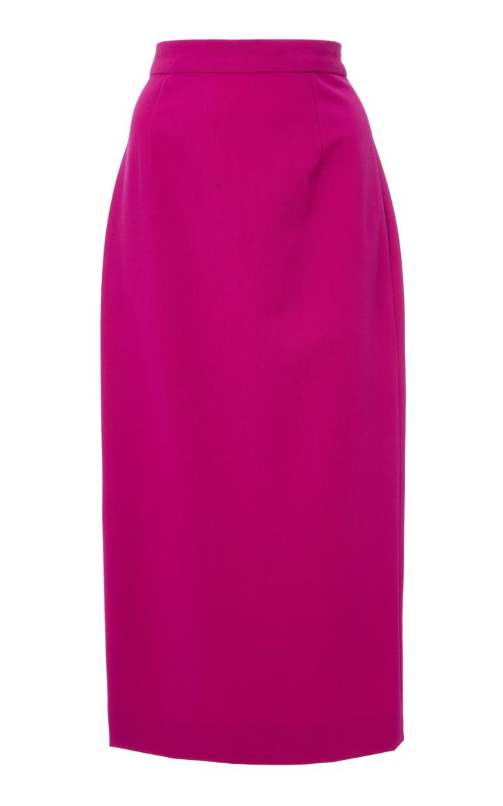 Narciso Rodriguez Wool Pique Pencil Skirt