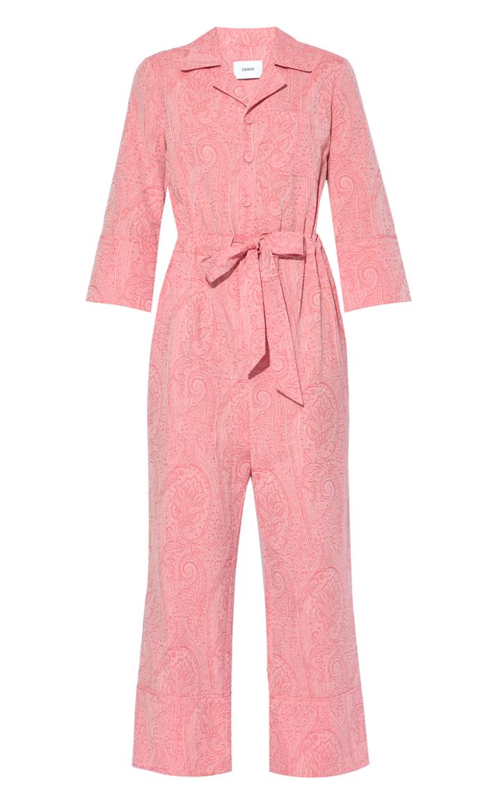 Moda Operandi Erdem Truman Cotton Straight-leg Jumpsuit