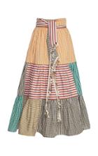Moda Operandi Silvia Tcherassi Talaigua Cotton Patchwork Skirt Size: Xs