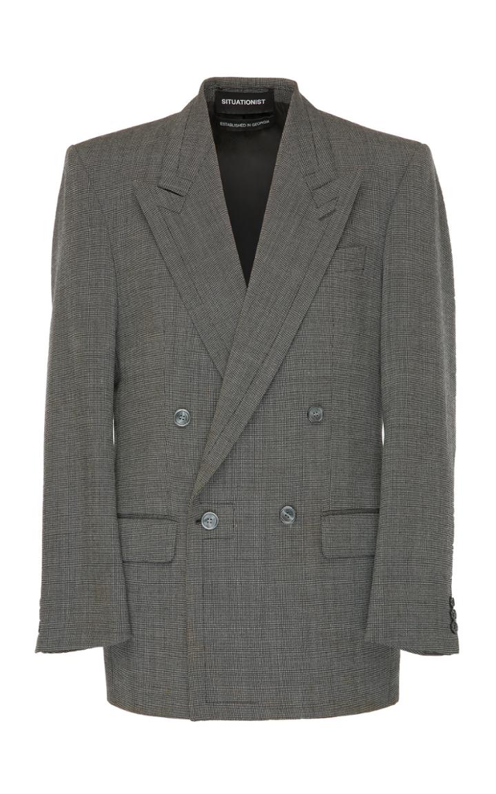 Situationist Classic Fitted Wool Blazer