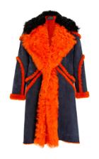Versace Shearling Long Coat