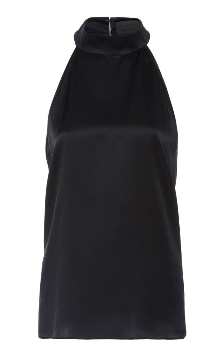 Nili Lotan Vara Halterneck Silk Top