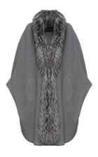 Fabiana Filippi Fur Trim Cape