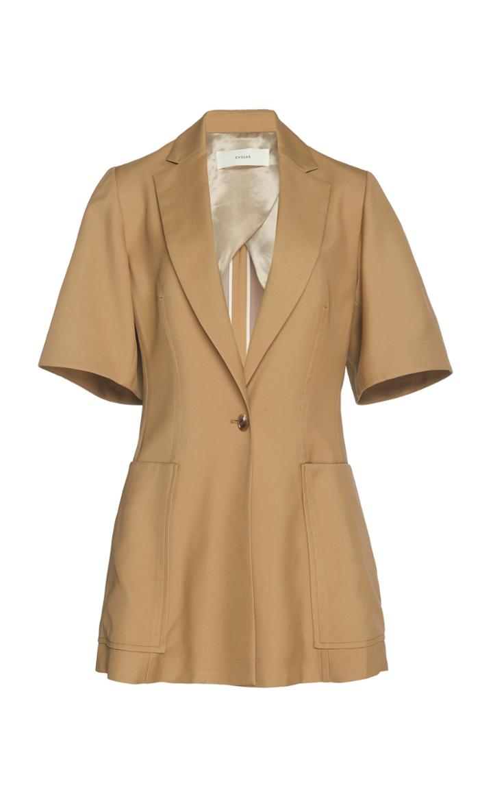 Cyclas Deep V Poplin Jacket