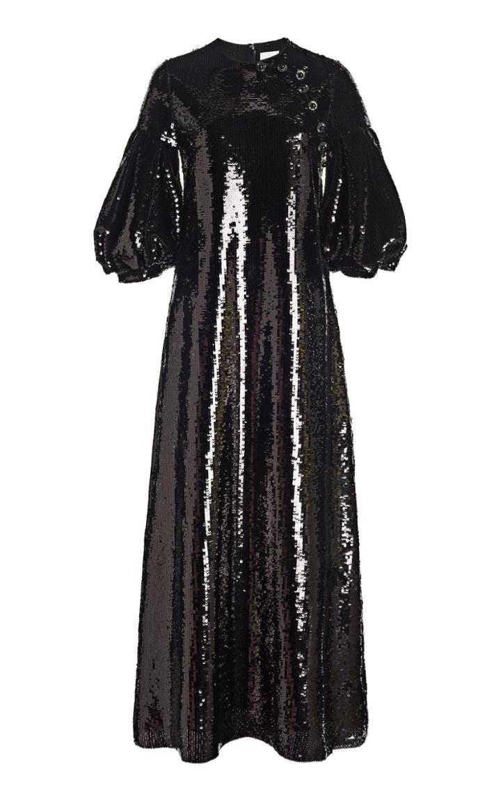 Moda Operandi Huishan Zhang Celine Sequined Midi Dress