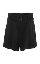 A.l.c. Deliah Belted High-rise Belted Satin Shorts