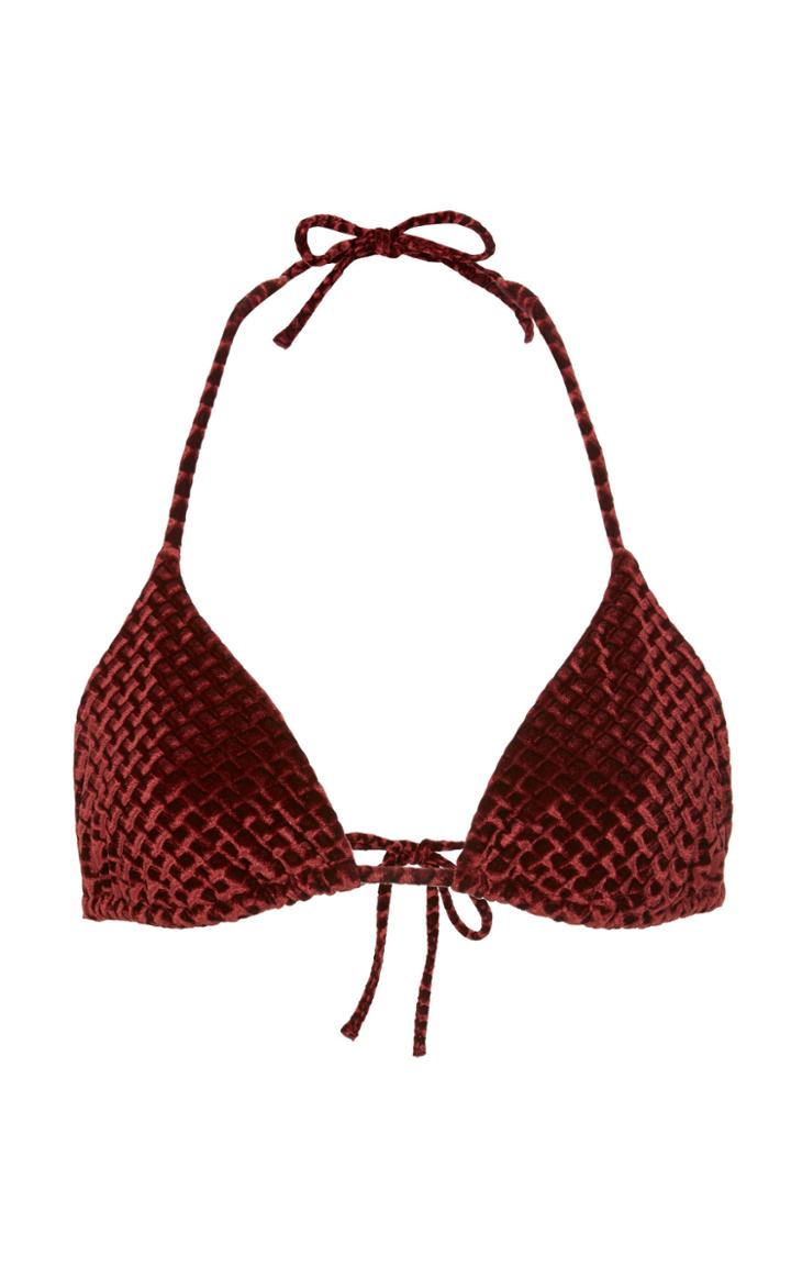 Onia Megan Triangle Bikini Top