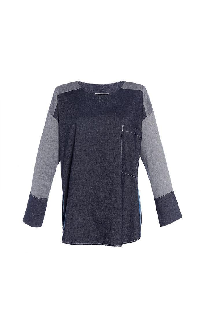 Erika Cavallini Linen Lesly Relaxed Blouse