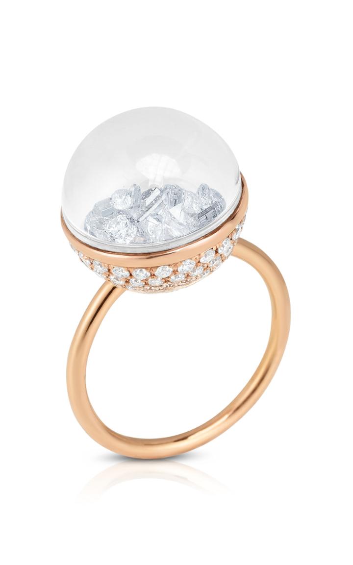 Moritz Glik Diamond Kaleidoscope Dome Shaker Ring